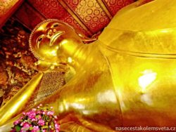 Ležící Buddha Bangkok